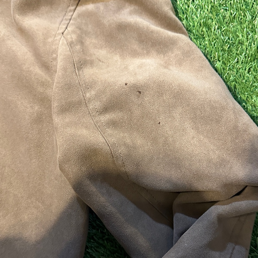 Solid Tan Bomber Jacket - image 5